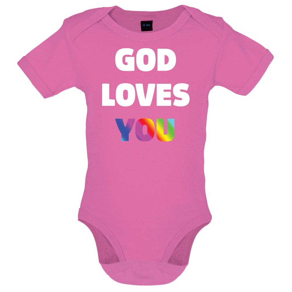 God Loves You Baby T Shirt