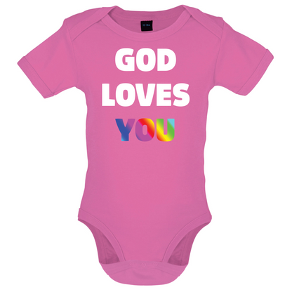 God Loves You Baby T Shirt