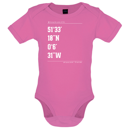 Stadium Coordinates Gunners Baby T Shirt