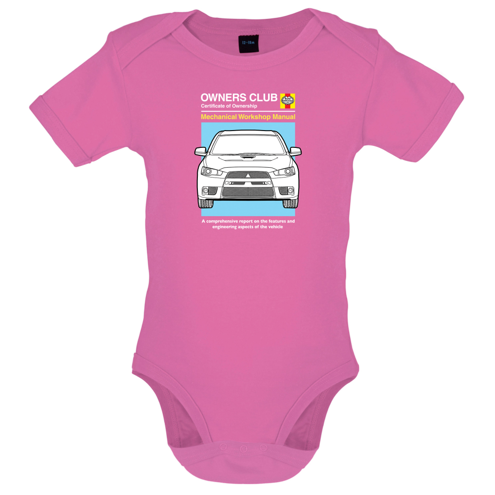 Car Owners Manual Evo Baby T Shirt