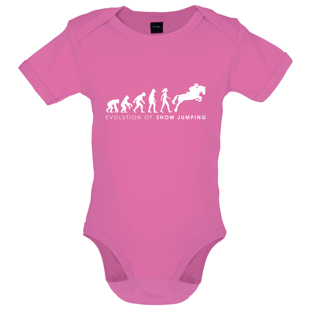 Evolution Of Woman Show Jumping Baby T Shirt