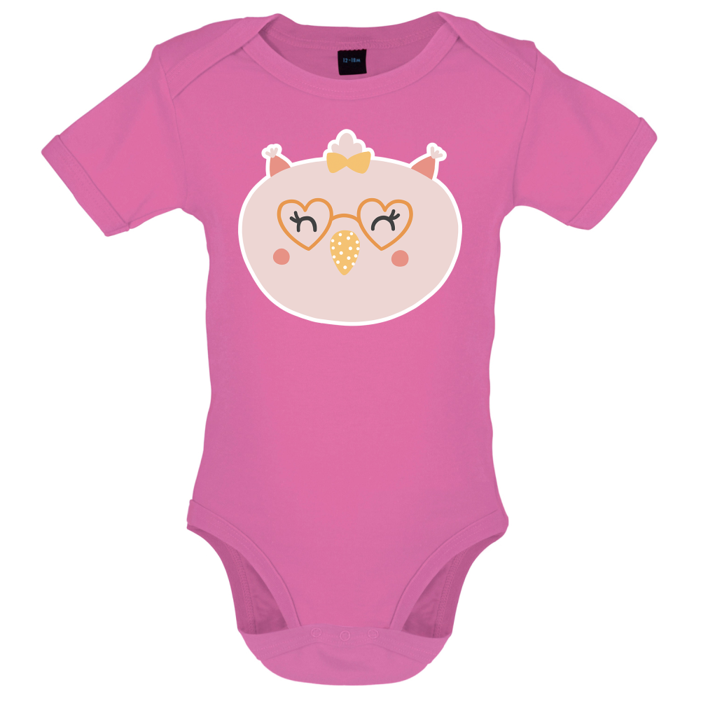 Smiley Face Chick Baby T Shirt