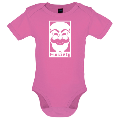 Fsociety Mask Baby T Shirt