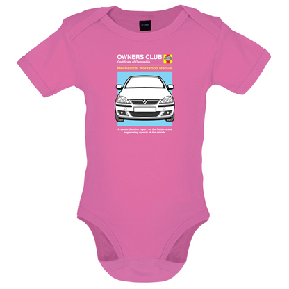 Car Owners Manual Corsa Baby T Shirt