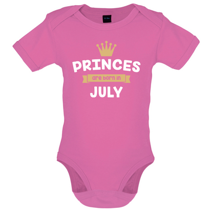 Princes Are Born In July Baby T Shirt