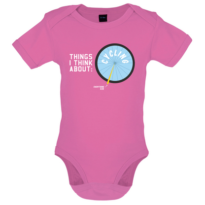 I Thiink About Cycling Baby T Shirt