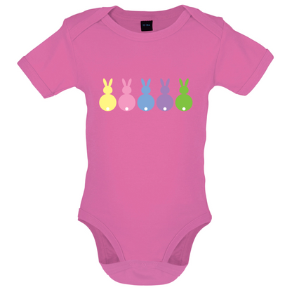 Multi Colour Easter Bunny's Baby T Shirt