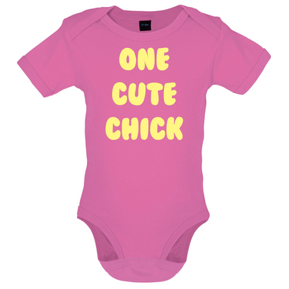 One Cute Chick  Baby T Shirt
