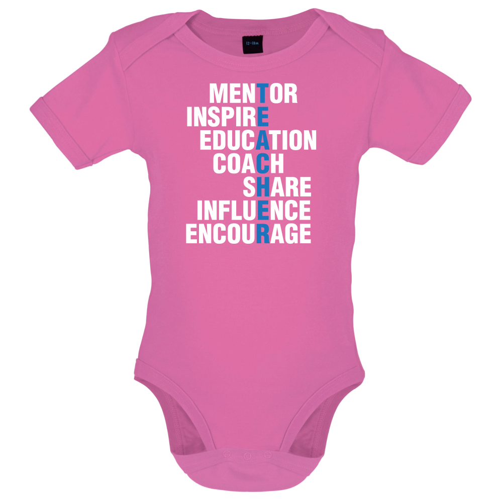 Teacher Quote Baby T Shirt