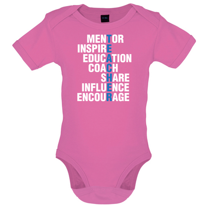 Teacher Quote Baby T Shirt
