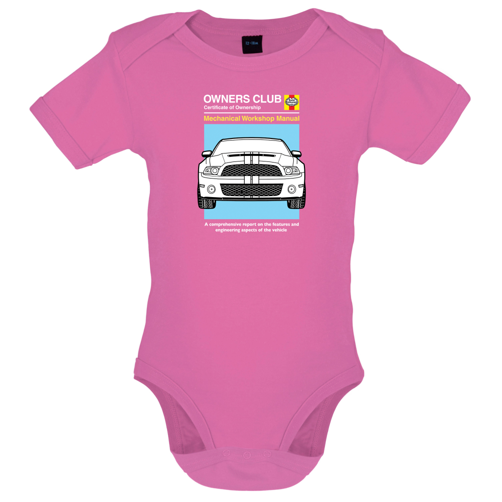 Car Owners Manual Mustang Mustang Baby T Shirt
