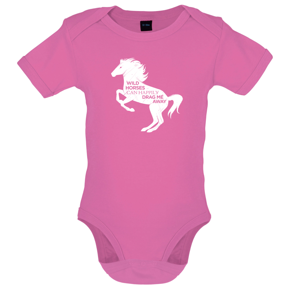 Wild Horses Can Drag Me Away Baby T Shirt