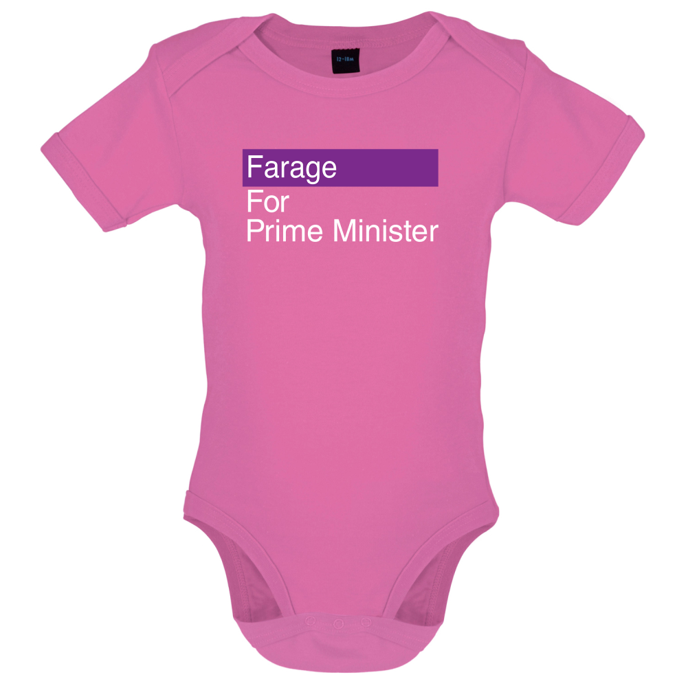 Farage for Prime Minister Baby T Shirt
