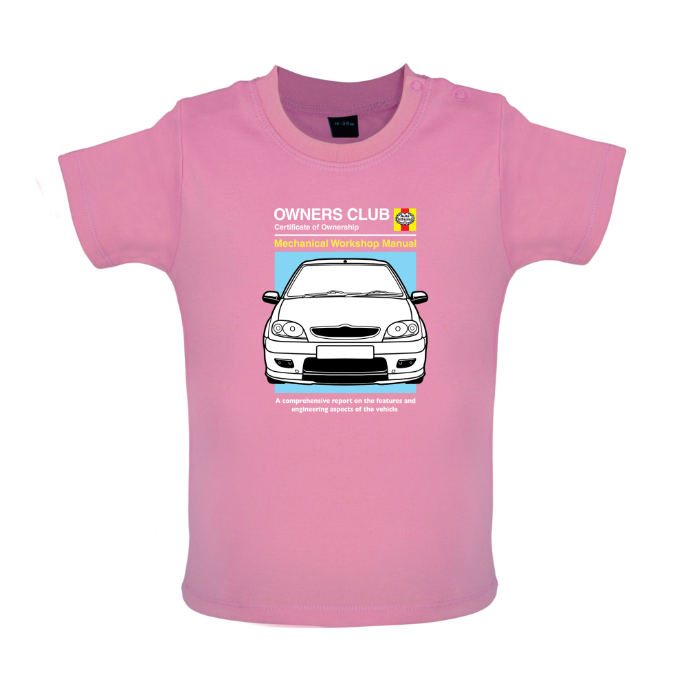 Car Owners Manual Citreon Saxo Baby T Shirt