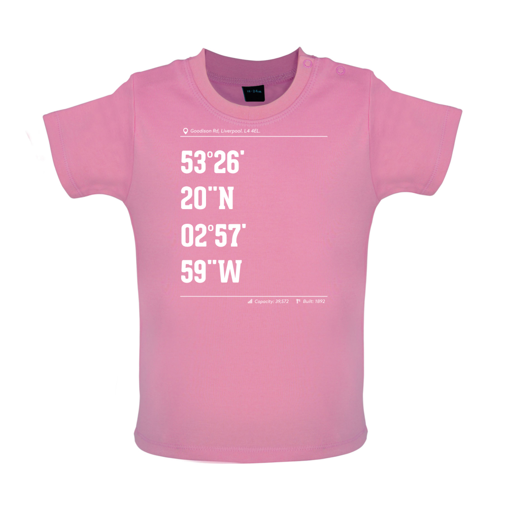 Stadium Coordinates Tigers Baby T Shirt