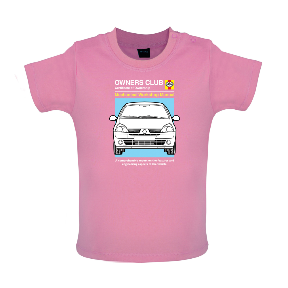 Car Owners Manual Clio Baby T Shirt