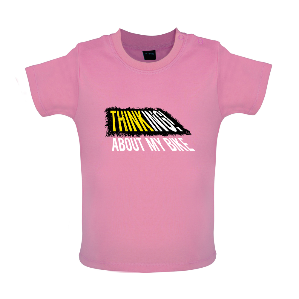 Thinking About My Bike Baby T Shirt
