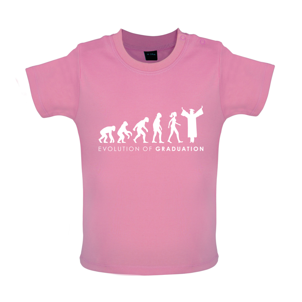 Evolution Of Woman Graduation Baby T Shirt