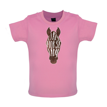 Crazy Horse Lady Baby T Shirt