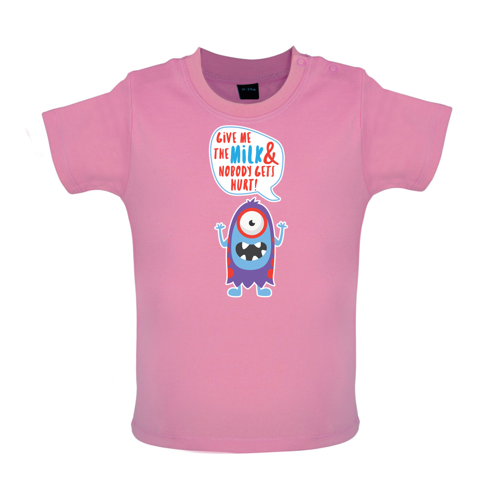 Give Me The Milk Baby T Shirt