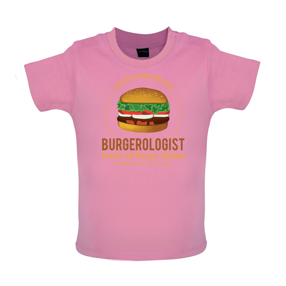 Burgerologist Baby T Shirt
