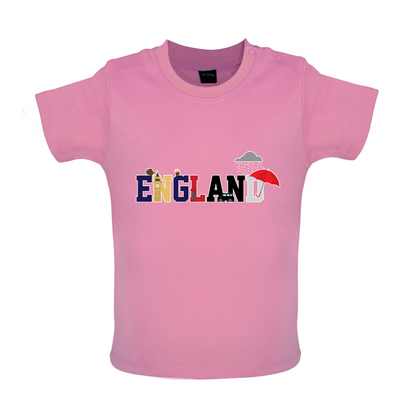 England (Icons) Baby T Shirt