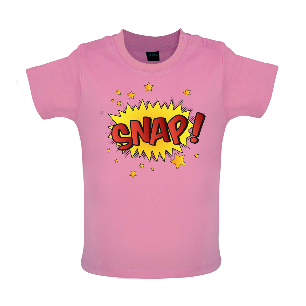 Snap! Word Art Baby T Shirt