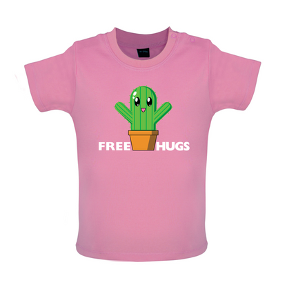 Free Cactus Hugs Baby T Shirt