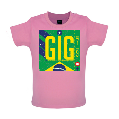 Rio Airport Baby T Shirt