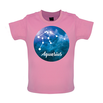 Aquarias Sign Baby T Shirt