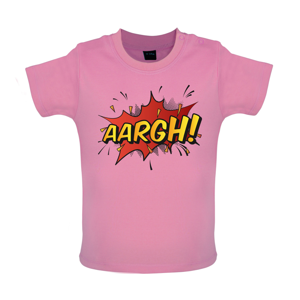AARGH Word Art Baby T Shirt