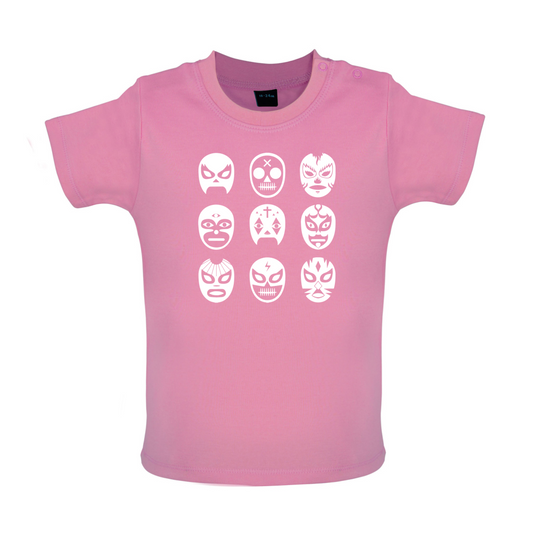 Lucha Masks  Baby T Shirt