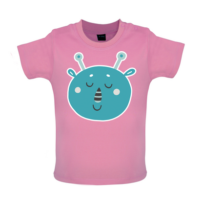 Smiley Face Martian Mrs T Shirt