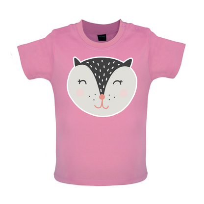 Smiley Face Badger Mrs T Shirt