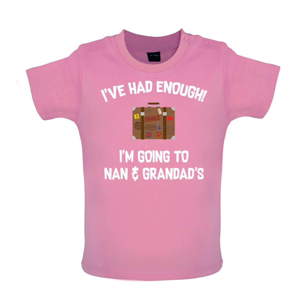 I'm Going To Nan And Grandad's Baby T Shirt