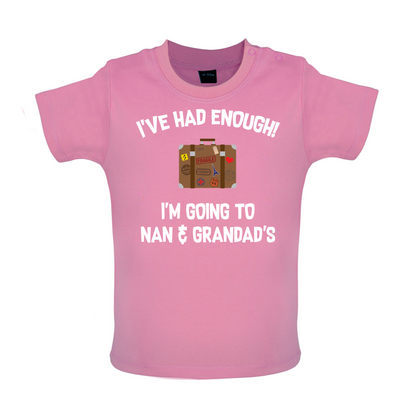 I'm Going To Nan And Grandad's Baby T Shirt