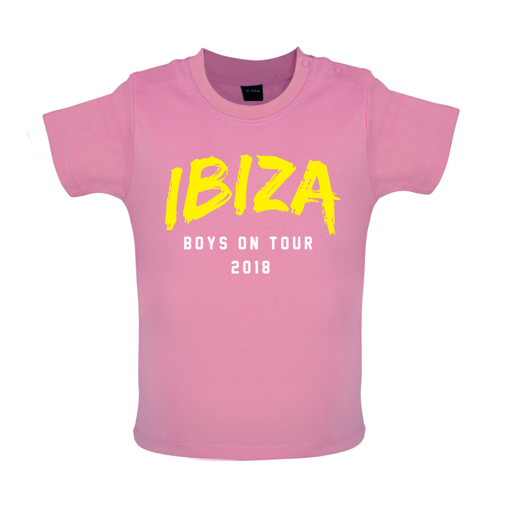 Boys On Tour Ibiza Baby T Shirt