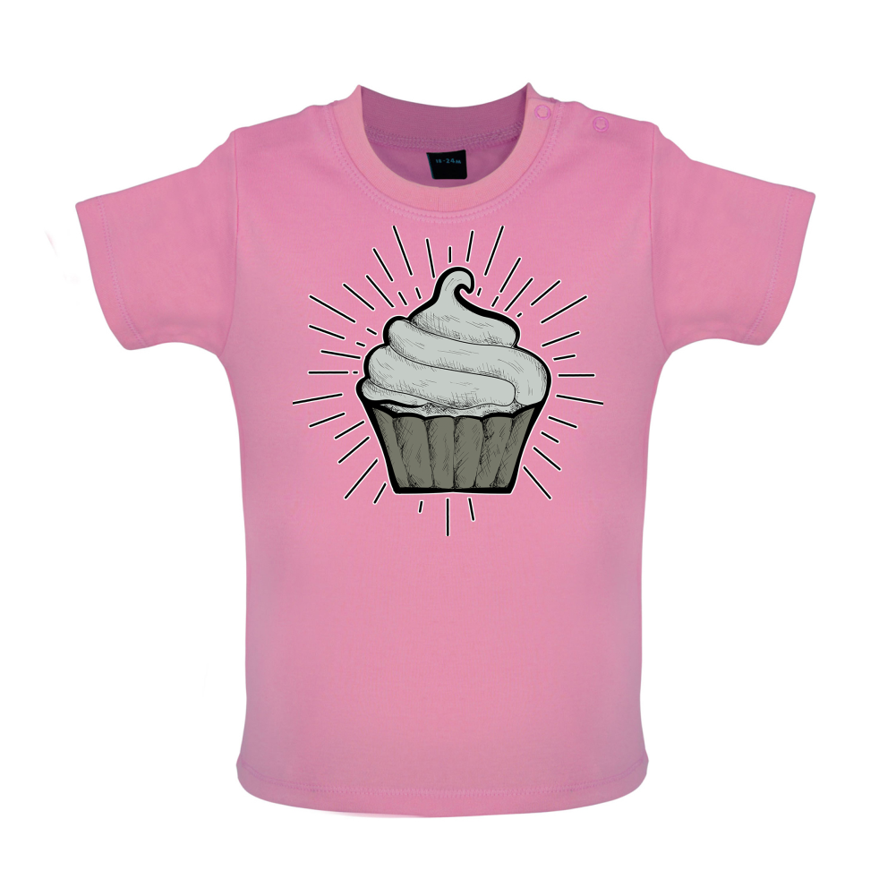 Giant Cup Cake Baby T Shirt