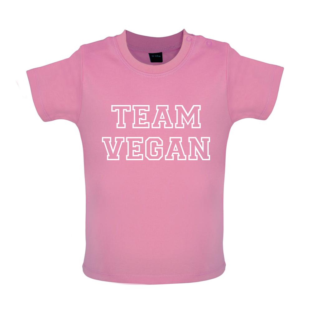 Team Vegan Baby T Shirt