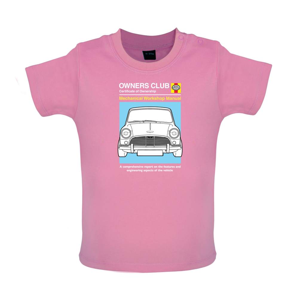 Car Owners Manual Mini Baby T Shirt