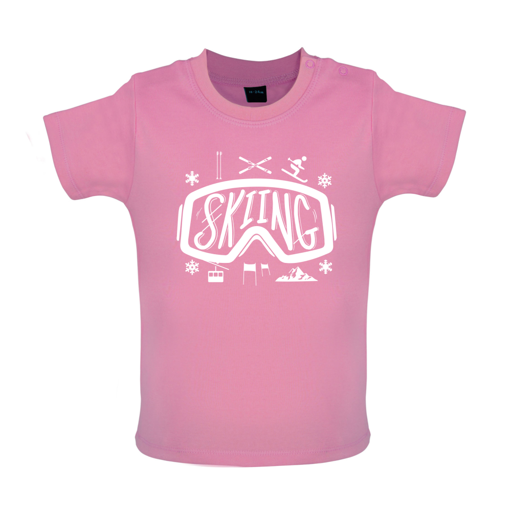 Skiing Goggles Baby T Shirt