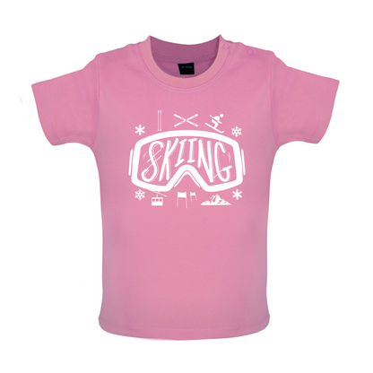 Skiing Goggles Baby T Shirt