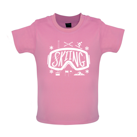 Skiing Goggles Baby T Shirt