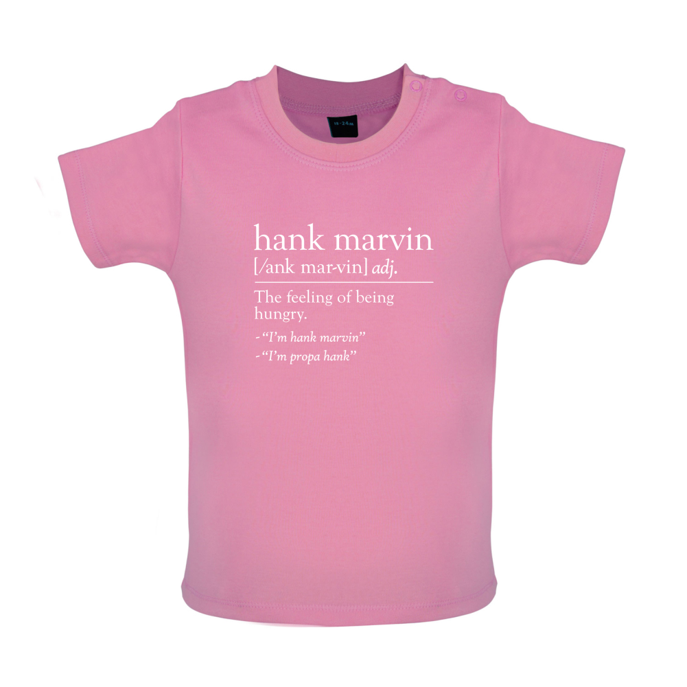 Hank Marvin Definition Baby T Shirt