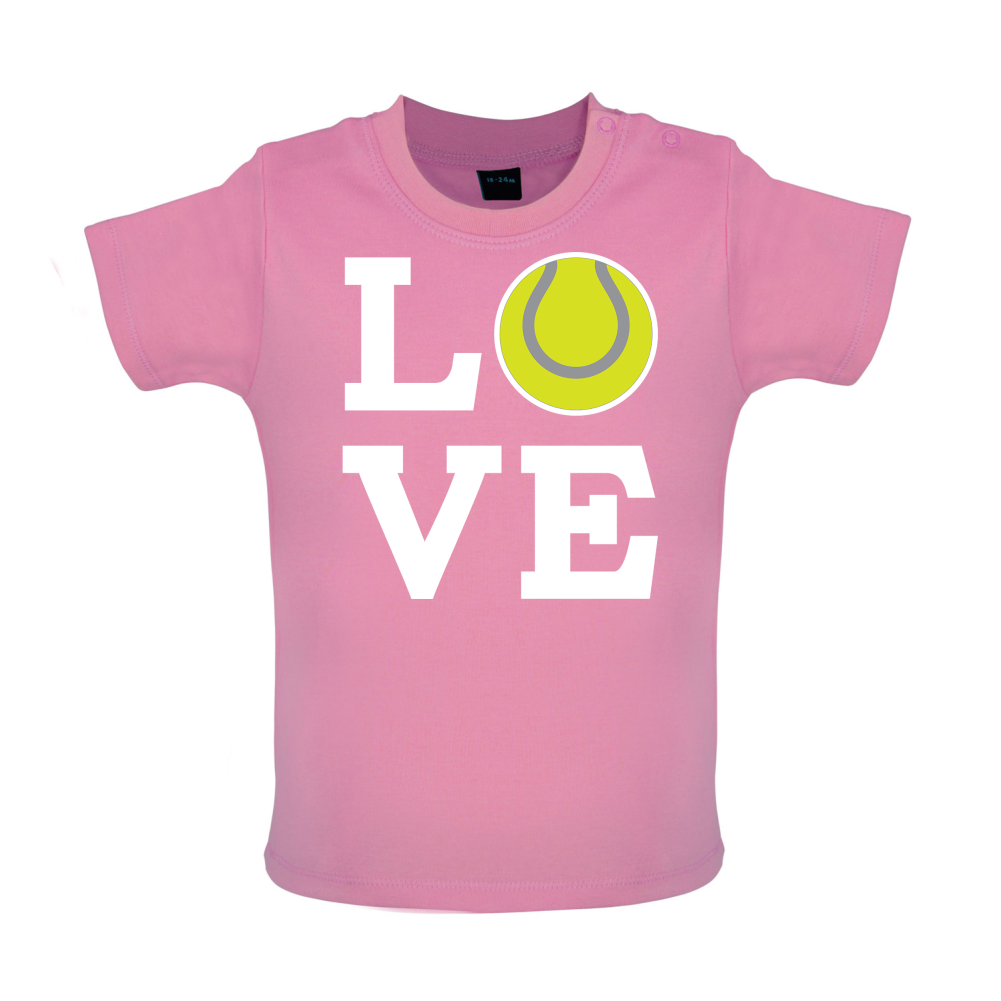 Love Tennis Baby T Shirt