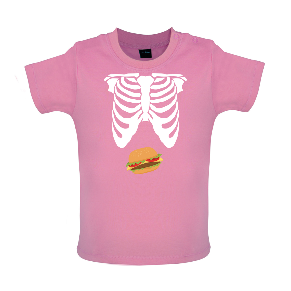 Burger Tummy Baby T Shirt