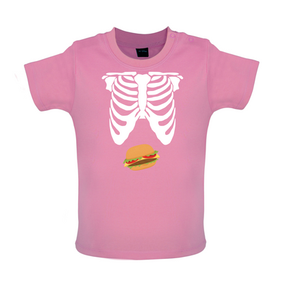 Burger Tummy Baby T Shirt