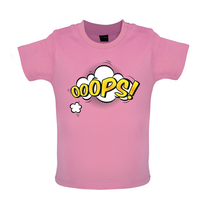 Oops! Word Art Baby T Shirt