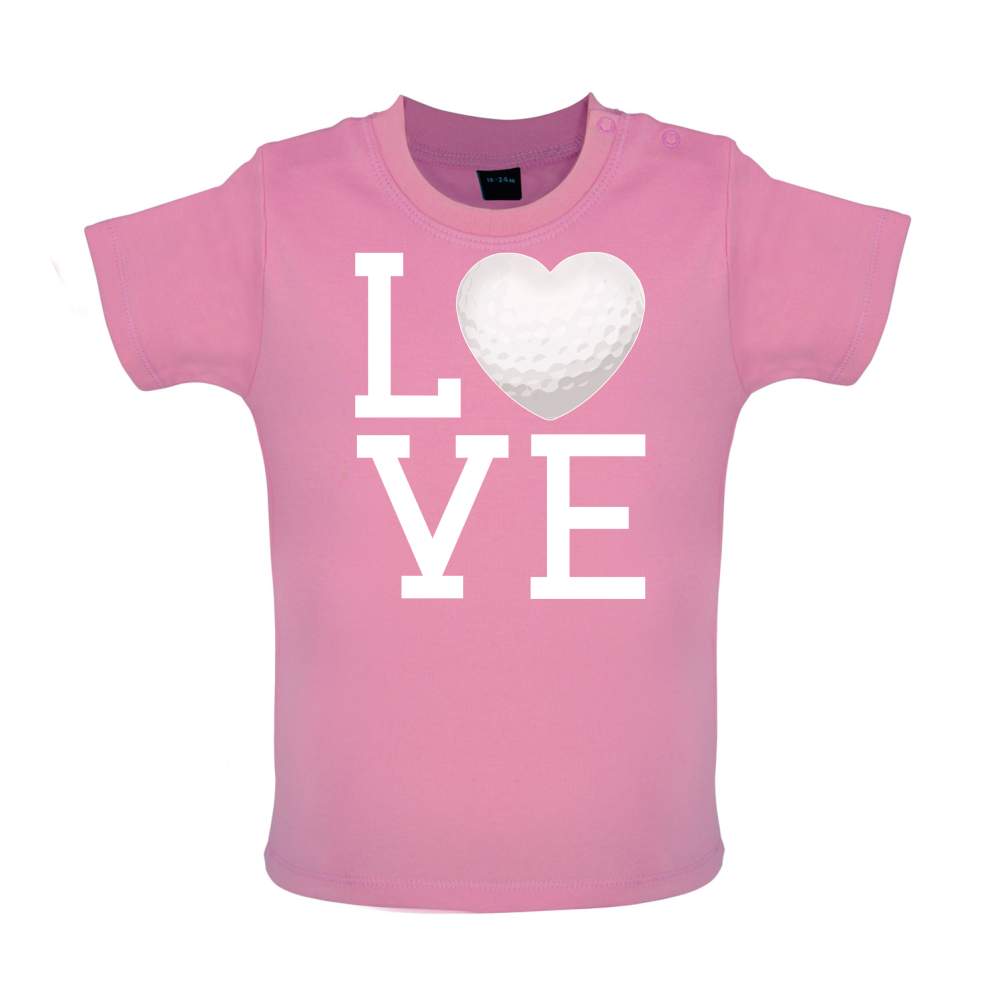 I Love Golf Baby T Shirt