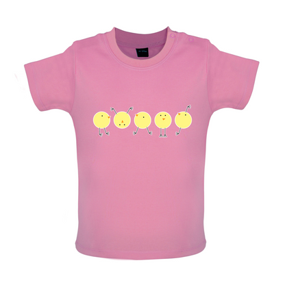 Yellow Chicks Baby T Shirt